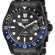 Invicta Men's 30627 Pro Diver Quartz 3 Hand Black Dial Watch