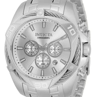 Invicta Men's 34117 Bolt Quartz Chronograph Silver Dial Watch
