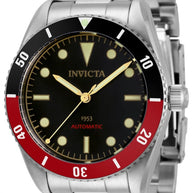 Invicta Men's 34334 Pro Diver  Automatic 3 Hand Black Dial Watch