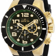 Invicta Men's 30777 Pro Diver Quartz 3 Hand Black Dial Watch