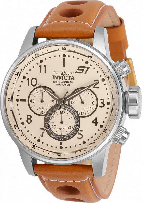 Invicta Men's 30914 S1 Rally Quartz Chronograph White Dial Watch