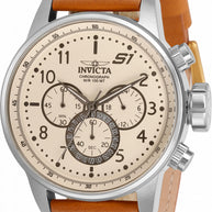 Invicta Men's 30914 S1 Rally Quartz Chronograph White Dial Watch