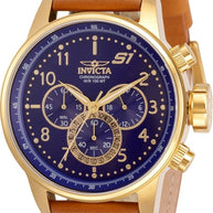 Invicta Men's 30917 S1 Rally Quartz Chronograph Blue Dial Watch