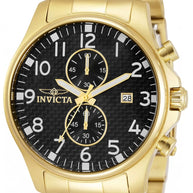 Invicta Women's 0382 Specialty Quartz Chronograph Black Dial Watch