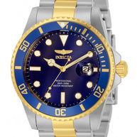 Invicta Men's 33268 Pro Diver Quartz 3 Hand Blue Dial Watch