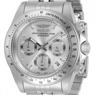 Invicta Men's 30988 Speedway Quartz Chronograph Silver Dial Watch