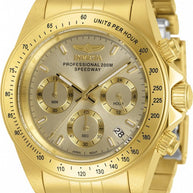 Invicta Men's 30997 Speedway Quartz Chronograph Gold Dial Watch
