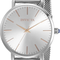 Invicta Men's 31068 Angel Quartz 3 Hand Silver Dial Watch