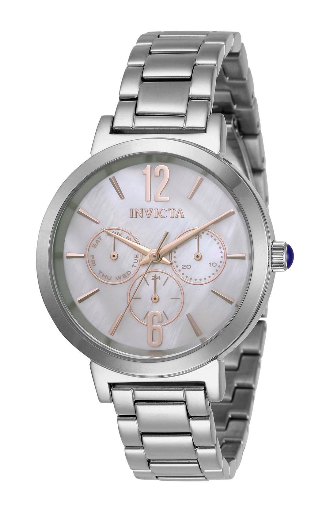 Invicta Women's 31082 Angel Quartz Chronograph White Dial Watch