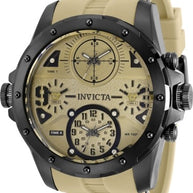 Invicta Men's 31139 Coalition Forces Quartz Multifunction Black, Light Brown Dial Watch