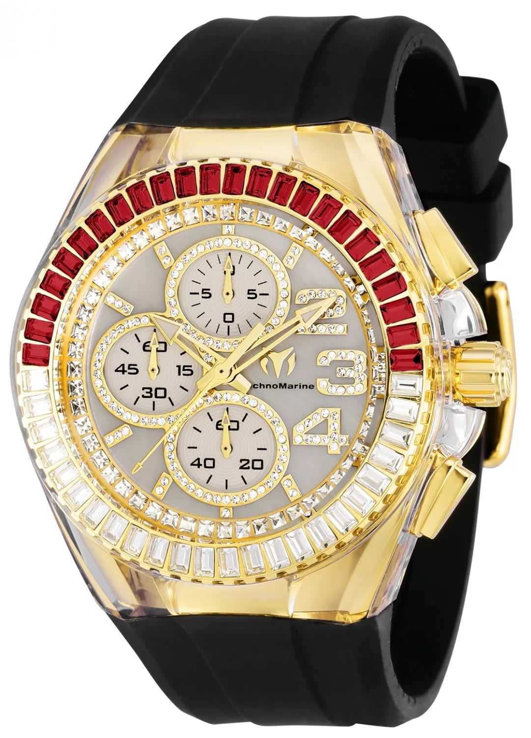 Technomarine Men's TM-121031 Cruise Quartz Chronograph White Dial Watch