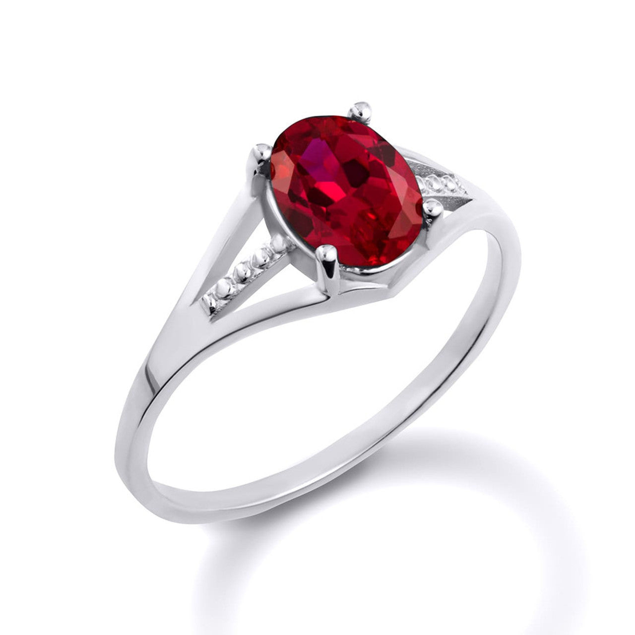 Gold Ladies Birthstone Ring (Available in Yellow/Rose/White Gold)