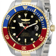 Invicta Men's 34043 Pro Diver Automatic 3 Hand Black Dial Watch