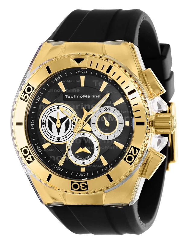 Technomarine Men's TM-118123 Cruise Quartz 3 Hand Grey, Black Dial Watch