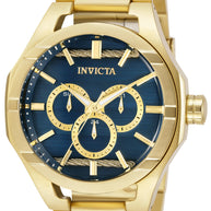 Invicta Men's 31830 Bolt Quartz Chronograph Blue, Gold Dial Watch