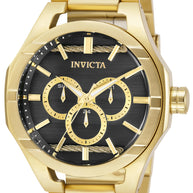 Invicta Men's 31831 Bolt Quartz Chronograph Black, Gold Dial Watch