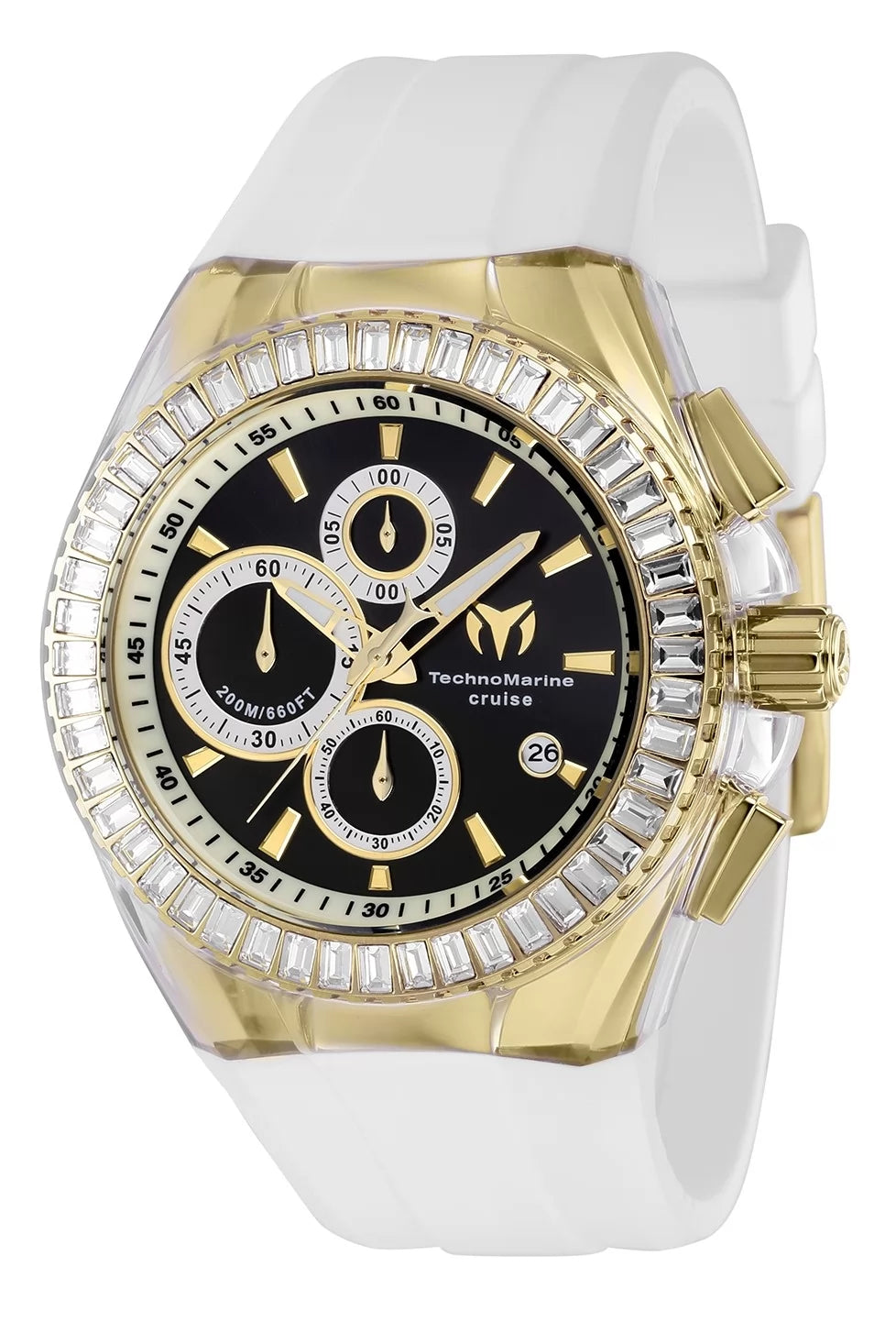 Technomarine Men's TM-121153 Cruise Quartz Chronograph Black Dial Watch