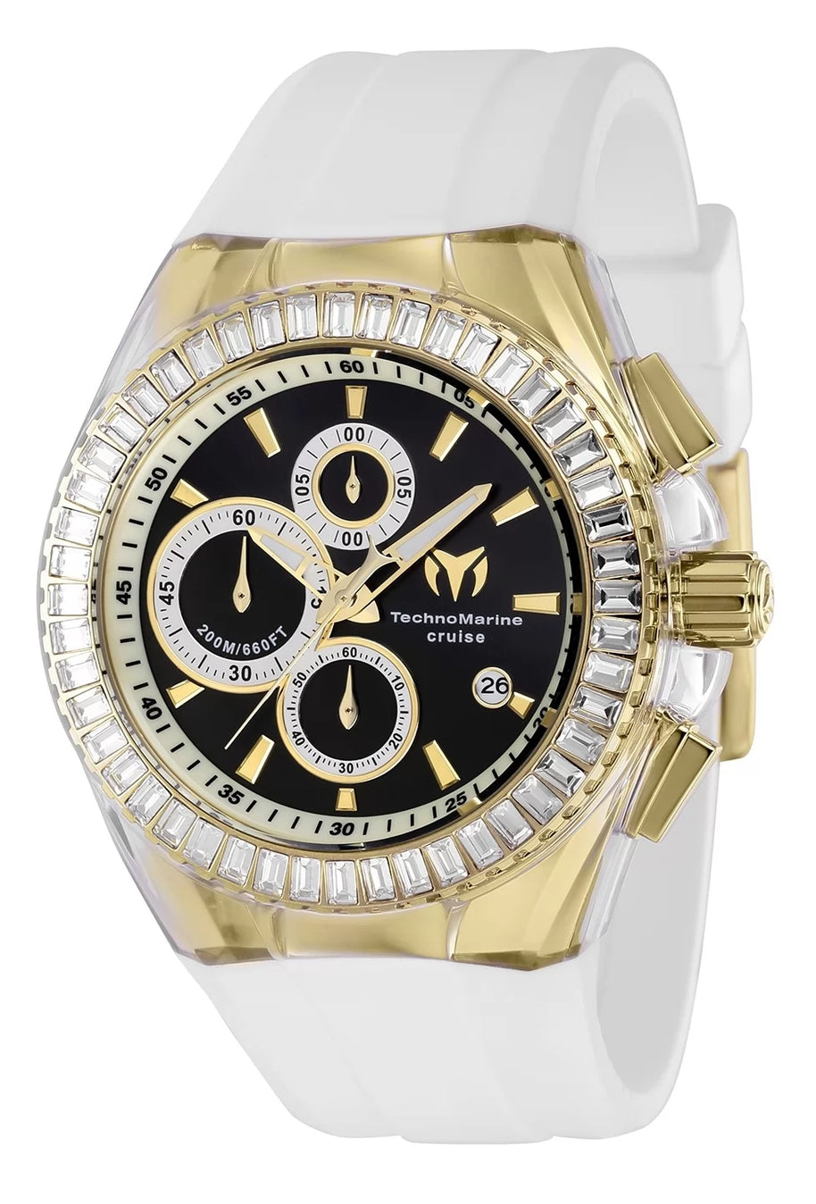 Technomarine Men's TM-121153 Cruise Quartz Chronograph Black Dial Watch