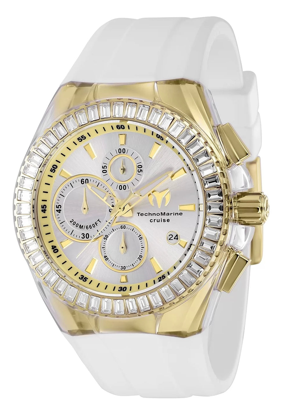 Technomarine Men's TM-121154 Cruise Quartz Chronograph Silver Dial Watch