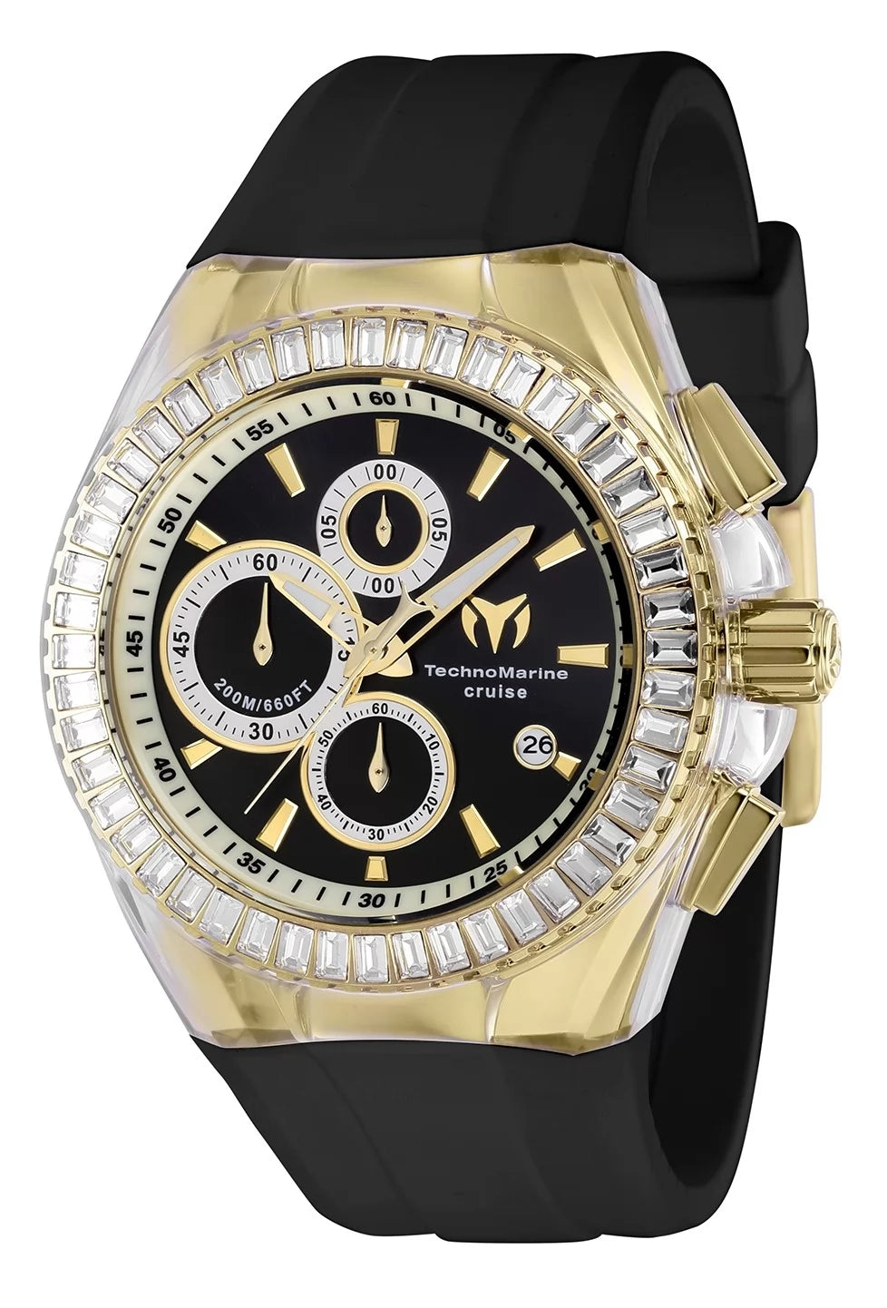 Technomarine Men's TM-121155 Cruise Original Quartz Black Dial Watch