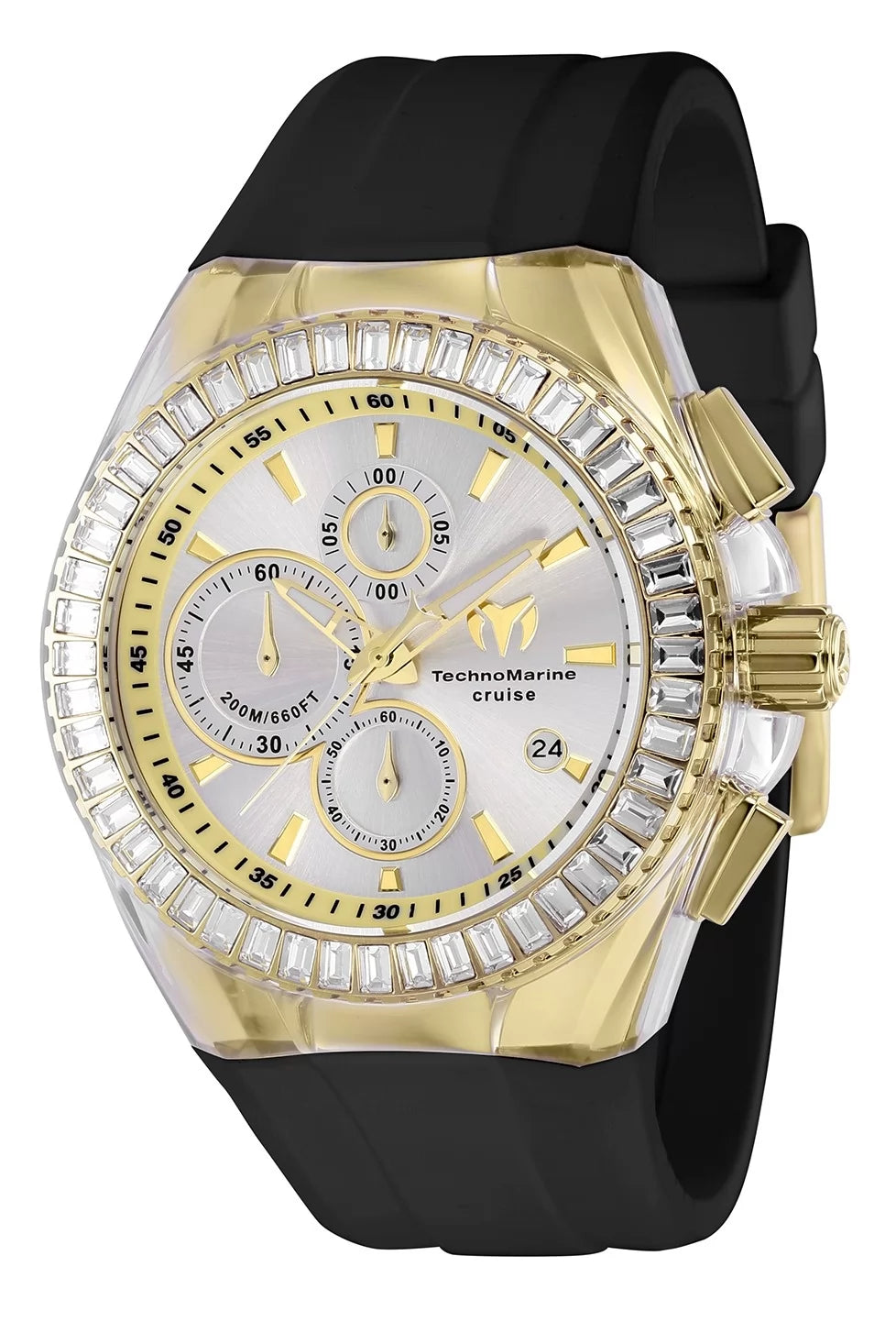 Technomarine Men's TM-121156 Cruise Quartz Chronograph Silver Dial Watch