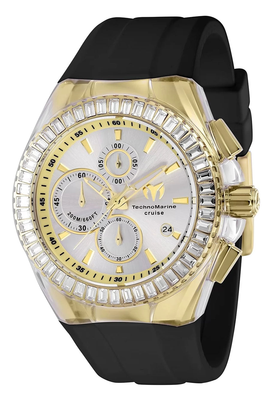Technomarine Men's TM-121156 Cruise Quartz Chronograph Silver Dial Watch