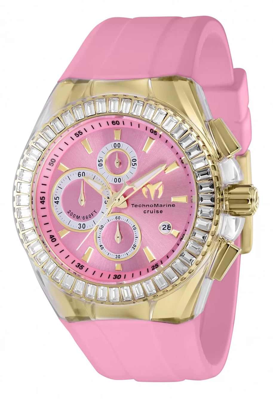 Technomarine Women's TM-121157 Cruise Quartz Chronograph Pink Dial Watch