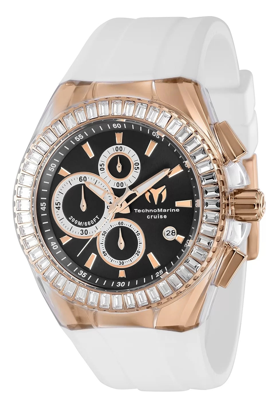 Technomarine Men's TM-121160 Cruise Quartz Chronograph Black Dial Watch