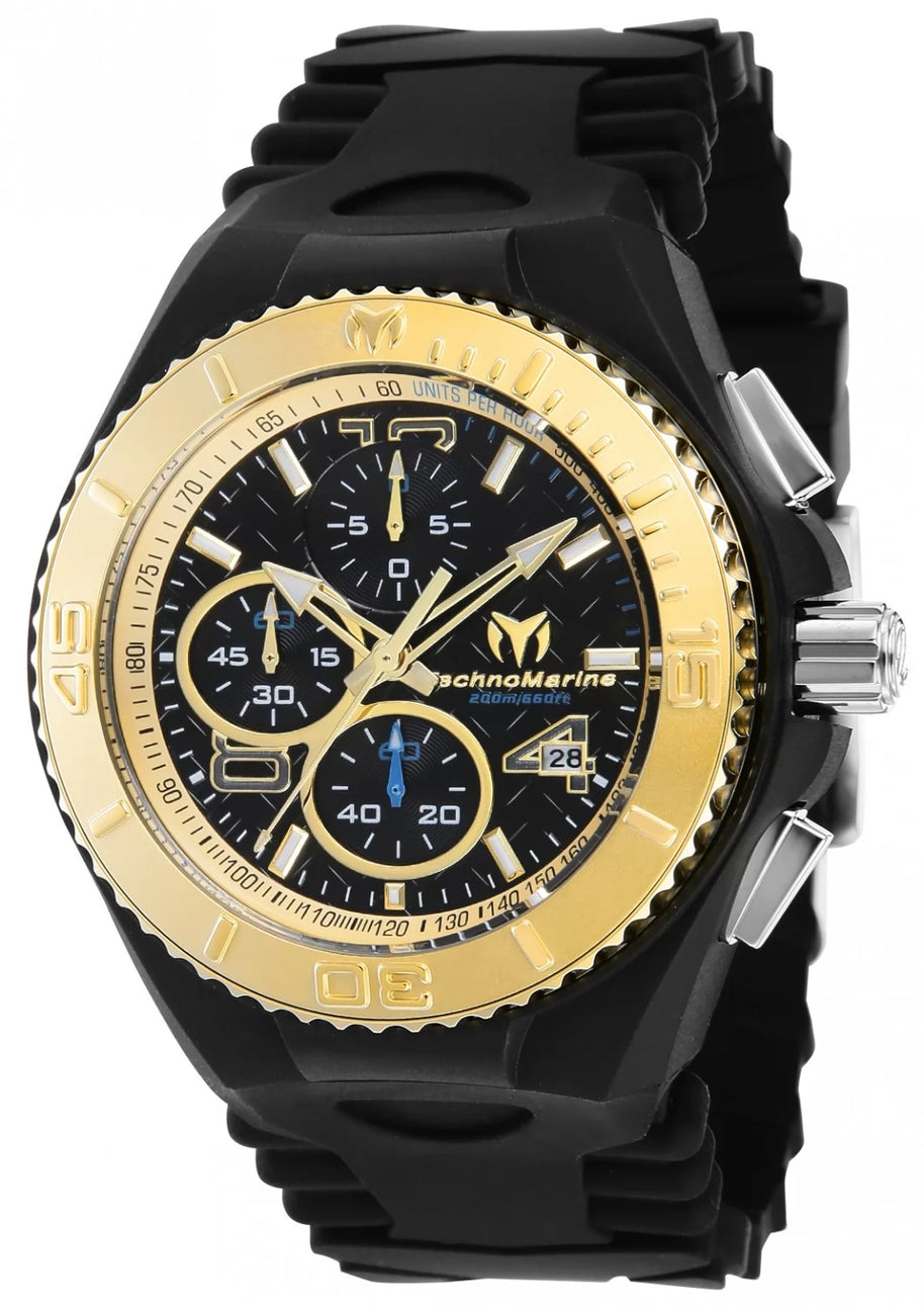 Technomarine Men's TM-115111 Cruise Quartz Multifunction Black Dial Watch