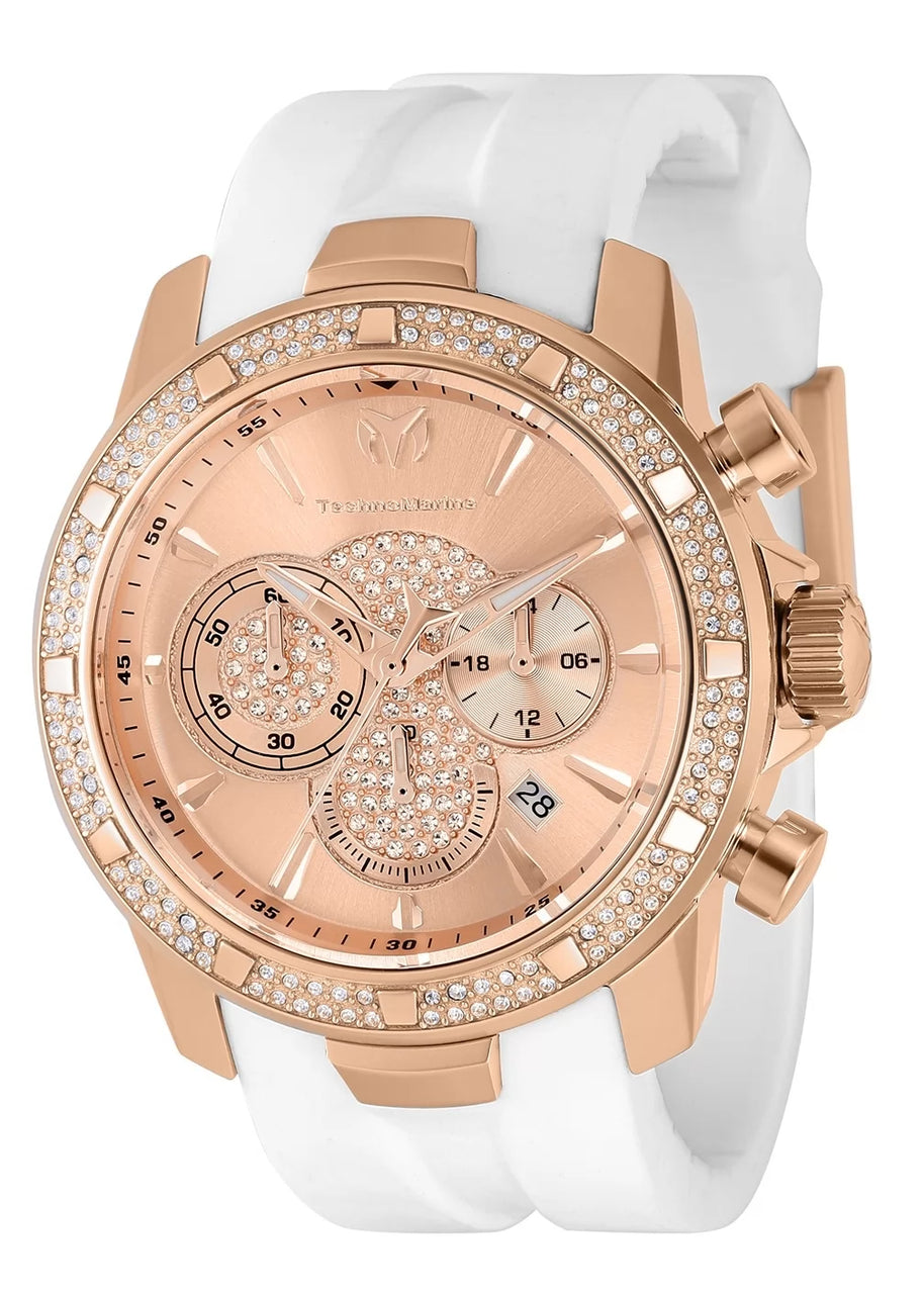 Technomarine Men's TM-621013 UF6 Quartz Rose Gold Dial Watch