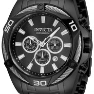 Invicta Men's 34136 Bolt Quartz Chronograph Black Dial Watch