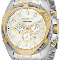 Invicta Men's 34126 Bolt Quartz Chronograph Silver Dial Watch