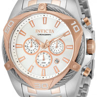 Invicta Men's 34134 Bolt Quartz Chronograph Silver Dial Watch