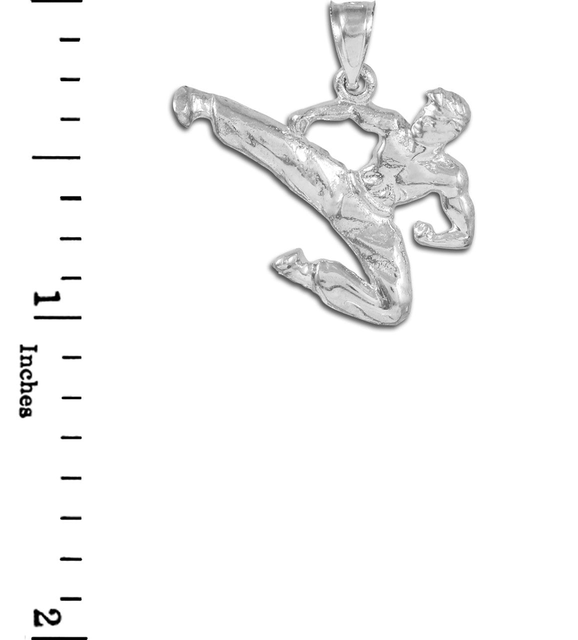 Next Karate Silver Sports Pendant Necklace