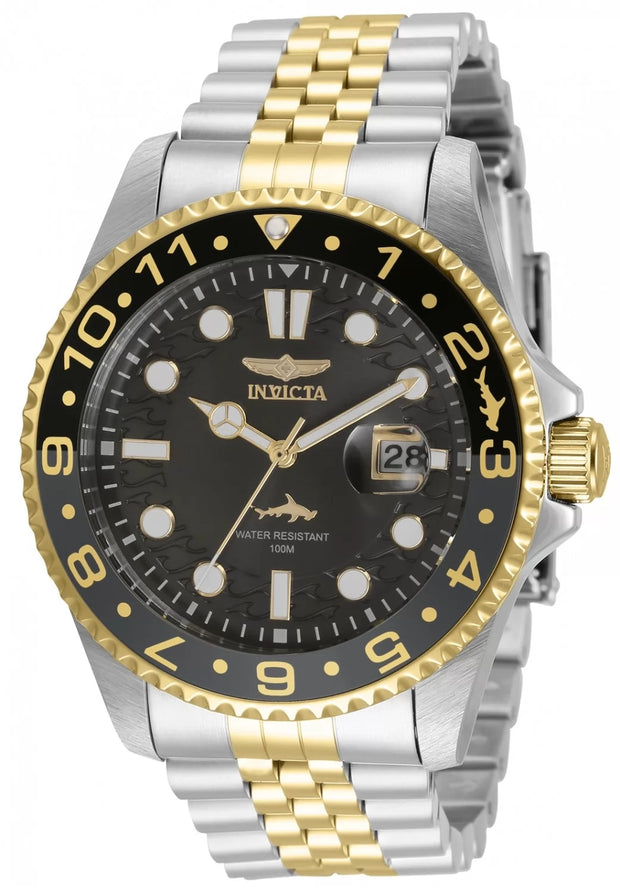 Invicta Men's 35131 Pro Diver Quartz 3 Hand Black Dial Watch