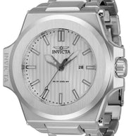 Invicta Men's 34729 Akula Quartz 3 Hand Silver Dial Watch