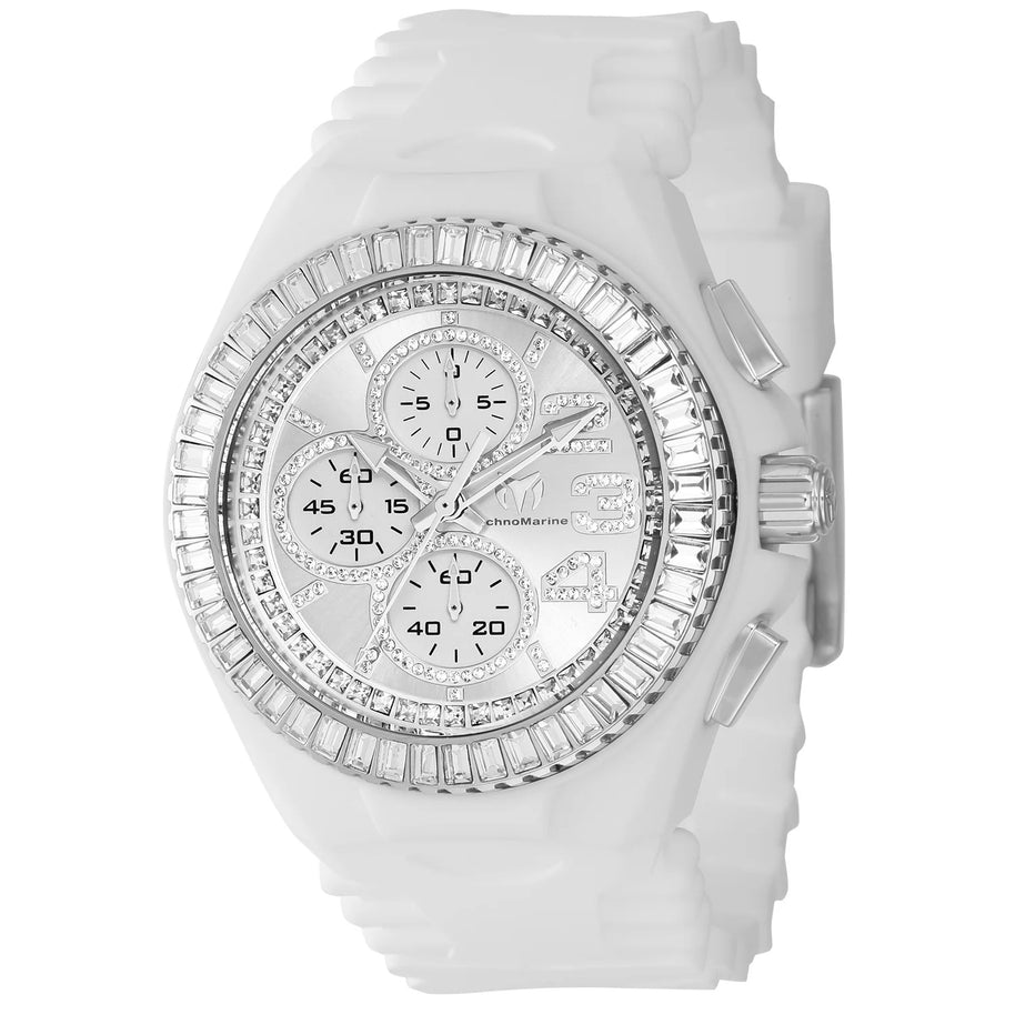 Technomarine Men's TM-121181 Cruise Quartz Chronograph Silver Dial Watch