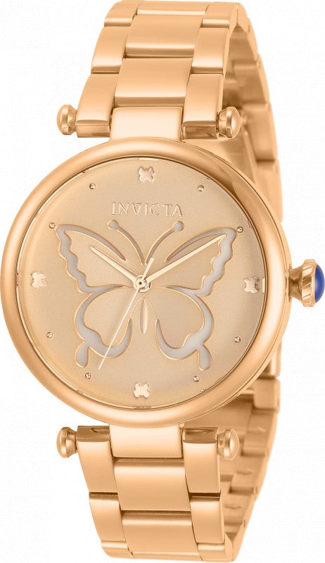 Invicta Women's 33234 Wildflower Quartz PC21AF Mother of Pearl, Metal Dial Watch