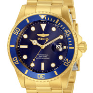 Invicta Men's 33270 Pro Diver Quartz 3 Hand Blue Dial Watch