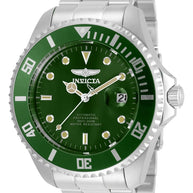 Invicta Men's 35719 Pro Diver Automatic 3 Hand Green Dial Watch