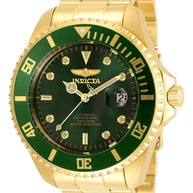 Invicta Men's 35724 Pro Diver Automatic 3 Hand Green Dial Watch
