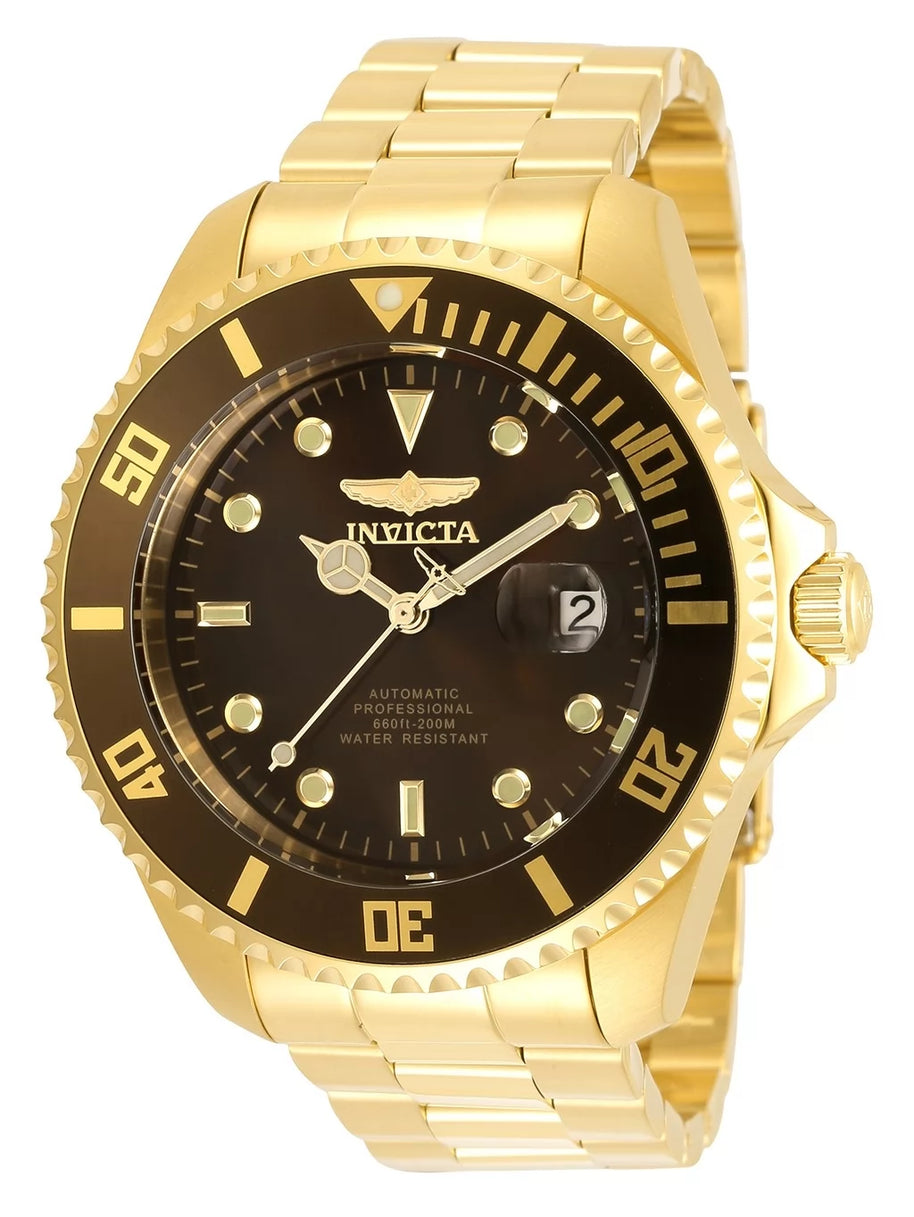 Invicta Men's 35725 Pro Diver Automatic 3 Hand Desert Sand Dial Watch