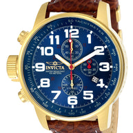 Invicta Men's 3329 I-Force Quartz 3 Hand Blue Dial Watch