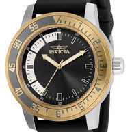 Invicta Men's 35681 Specialty Quartz Multifunction Black, White Dial Watch