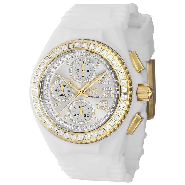 Technomarine Women's TM-121198 Cruise Quartz Chronograph Silver Dial Watch