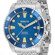 Invicta Men's 33503 Pro Diver Automatic 3 Hand Blue Dial Watch