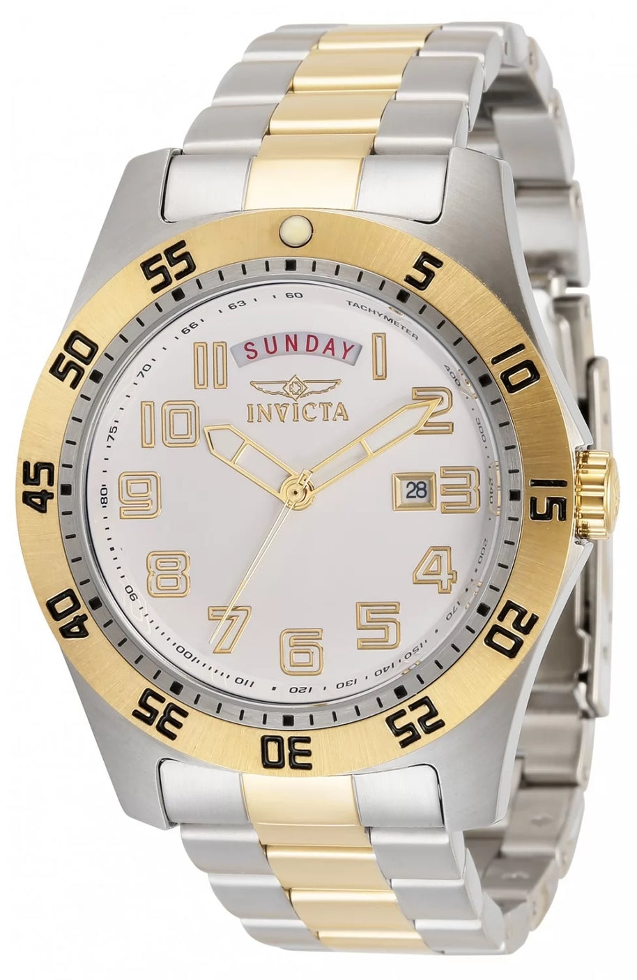Invicta Men's 6693 Specialty  Quartz 3 Hand White Dial Watch