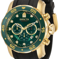 Invicta Men's 6984 Pro Diver Quartz Chronograph Green Dial Watch