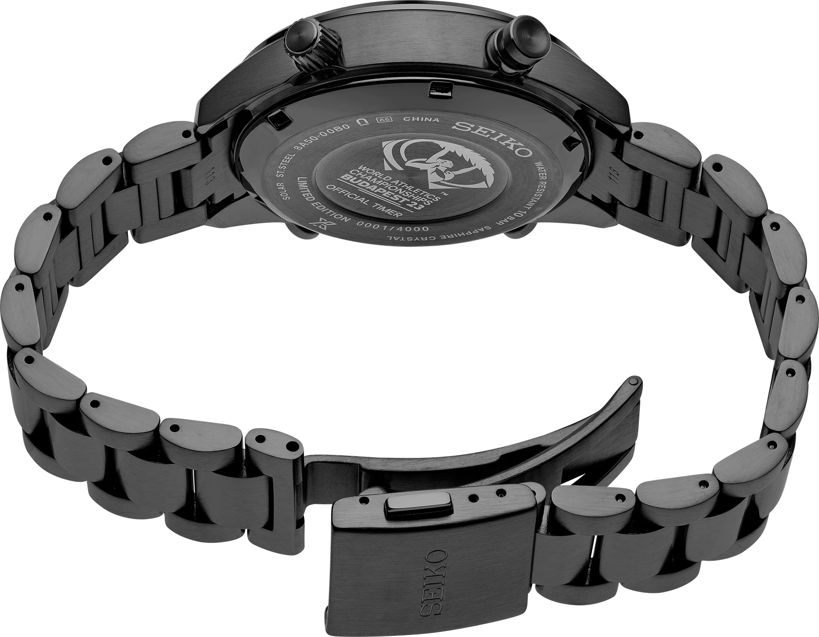 SEIKO SFJ007 Prospex Speedtimer Black Dial Chronograph Men's Watch