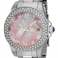 Invicta Women's 36070 Angel  Quartz 3 Hand Pink Dial Watch
